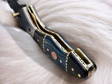 Load image into Gallery viewer, Custom Handmade Damascus Steel Pocket Knife - 3" Blade