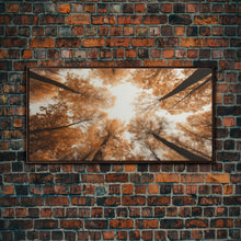 Carregar imagem no visualizador da galeria, Forest Art, Trees Wall Art, Fall Art Print, Panoramic Art, Wall Art, Canvas Art, Landscape Art, Wall Art Prints, Entryway Prints, RV Decor