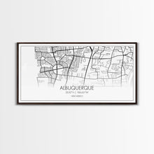 Carregar imagem no visualizador da galeria, Albuquerque Street Map, New Mexico Map, Map Print, Modern Art, Wall Art, Canvas Print, City Maps, Office Gift, Prints, Above Bed Décor
