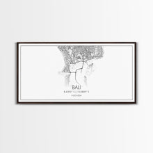 Carregar imagem no visualizador da galeria, Bali Street Map, Indonesia Map, Map Print, Modern Art, Wall Art, Canvas Print, Asian Wall Art, Over Bed Wall Art, Gift For Friend, Prints