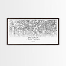 Load image into Gallery viewer, Bangkok Street Map, Thailand Map, Map Print, Modern Art, Wall Art, Canvas Print, Asian Art Print, Gift For Boss, Trendy Wall Art, Home Décor