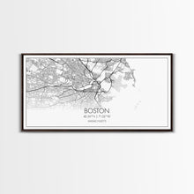 Load image into Gallery viewer, Boston Street Map, Massachusetts Map, Map Print, Modern Art, Wall Art, Canvas Art, Newlywed Gift, Gift For Parents, Farmhouse Wall Décor