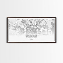 Cargar imagen en el visor de la galería, Bucharest Street Map, Romania Map, Map Print, Modern Art, Wall Art, Canvas Art, Trendy Room Décor, Thank You Gift, Wall Décor Bedroom