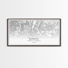Carregar imagem no visualizador da galeria, Budapest Street Map, Hungary Map, Map Print, Modern Art, Wall Art, Canvas Art, Moving Gifts, Gift For New Home, Guest Room Decor, Prints
