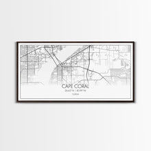 Carregar imagem no visualizador da galeria, Cape Coral Street Map, Florida Map, Map Print, Modern Art, Wall Art, Canvas Art, Rustic Décor, Bedroom Décor Women, Gift For The Home