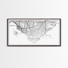 Cargar imagen en el visor de la galería, Chula Vista Street Map, California Map, Map Print, Modern Art, Wall Art, Canvas Art, Laundry Room Décor, Homeschool Wall Art, Over Bed Art