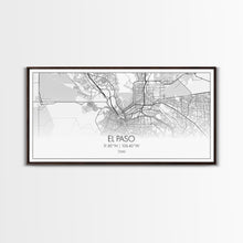Load image into Gallery viewer, El Paso Street Map, Texas Map, Map Art, Minimalist Art, Wall Art, Canvas Art, Dorm Room Décor, Unique Room Décor, Father Gift, Prints