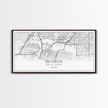 Load image into Gallery viewer, Elk Grove Street Map, California Map, Map Art, Minimalist Art, Wall Art, Canvas Art, Trendy Décor, Gift For Friend, Couple Wall Décor