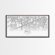 Load image into Gallery viewer, Frisco City Map, Texas Map, Map Art, Minimalist Art, Wall Art, Canvas Art, Black And White Art, College Student Gift, Man Cave Décor, Prints