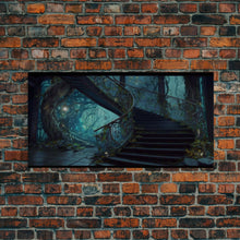 Cargar imagen en el visor de la galería, Fantasy Staircase, Framed Canvas Print, Stair Way to Beyond