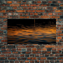 Carregar imagem no visualizador da galeria, Abstract Wall Art, Ripples Art, Abstract Water Wall Decor, Vibrant Art, Panoramic Wall Decor, Canvas Print, Wall Art, Framed Canvas Art