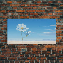 Load image into Gallery viewer, Desert Art, Wildflowers Wall Art, Botanical Painting, Panoramic Art, Wall Art, Canvas Art, Landscape Art, Horizontal Print, Thank You Gift
