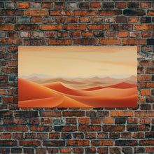 Load image into Gallery viewer, Desert Art, Sand Dune Wall Art, Desert Art Print, Panoramic Art, Wall Art, Canvas Art, Landscape Art, Landscape Print, Travel Art Print
