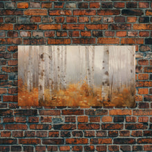 Carregar imagem no visualizador da galeria, Forest Wall Art, Autumn Wall Art, Tree Wall Art, Panoramic Art, Wall Art, Canvas Art, Landscape Art, Landscape Print, Farmhouse Wall Art