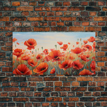 Load image into Gallery viewer, Beautiful Flower Art, Buttercups, Framed Canvas Print, Flower Painting, Boho Style Decor, Minimalist Art, Botanical Art, Flower Art Prints