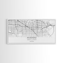 Load image into Gallery viewer, Anaheim Street Map, California Map, Map Print, Modern Art, Wall Art, Canvas Print, Room Décor Aesthetic, Indie Room Décor, Wall Prints