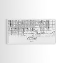 Cargar imagen en el visor de la galería, Chandler Street Map, Arizona Map, Map Print, Modern Art, Wall Art, Canvas Art, Office Décor, Prints Wall Art, Farmhouse Prints, Room Décor