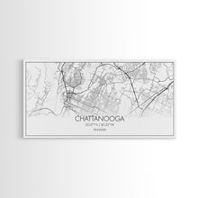 Cargar imagen en el visor de la galería, Chattanooga Street Map, Tennessee Map, Map Print, Modern Art, Wall Art, Canvas Art, Cute Room Décor, Wall Art Canvas, Trendy Wall Art