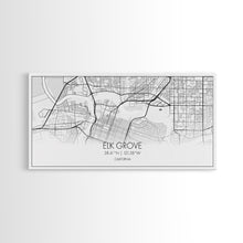 Load image into Gallery viewer, Elk Grove Street Map, California Map, Map Art, Minimalist Art, Wall Art, Canvas Art, Trendy Décor, Gift For Friend, Couple Wall Décor