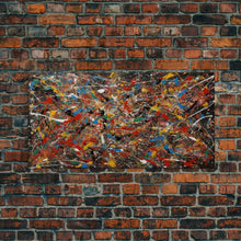 Cargar imagen en el visor de la galería, Cool Wall Art, Abstract Canvas Print, Modern Wall Decor, Jackson Pollock Style Wall Art, Abstract Decor, Abstract Expressionism