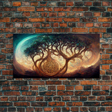 Load image into Gallery viewer, Gaia, norse mythology, canvas print, high fantasy art