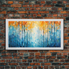 Carregar imagem no visualizador da galeria, Abstract Wall Art, Forest Wall Decor, Forest Painting, Wall Art, Canvas Print, Wall Hanging, Landscape Art, Farmhouse Wall Decor, Cozy Gift