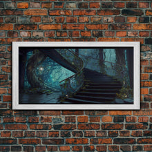 Cargar imagen en el visor de la galería, Fantasy Staircase, Framed Canvas Print, Stair Way to Beyond