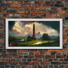Load image into Gallery viewer, Dark Tower, High Fantasy Art Canvas Print, unique wall art, fantasy concept art