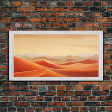 Load image into Gallery viewer, Desert Art, Sand Dune Wall Art, Desert Art Print, Panoramic Art, Wall Art, Canvas Art, Landscape Art, Landscape Print, Travel Art Print