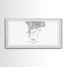 Carregar imagem no visualizador da galeria, Bali Street Map, Indonesia Map, Map Print, Modern Art, Wall Art, Canvas Print, Asian Wall Art, Over Bed Wall Art, Gift For Friend, Prints