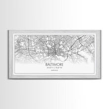 Carregar imagem no visualizador da galeria, Baltimore Street Map, Maryland Map, Map Print, Modern Art, Wall Art, Canvas Print, Home Office Wall Art, Non Binary Gifts, Camper Décor