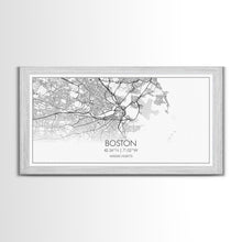 Load image into Gallery viewer, Boston Street Map, Massachusetts Map, Map Print, Modern Art, Wall Art, Canvas Art, Newlywed Gift, Gift For Parents, Farmhouse Wall Décor