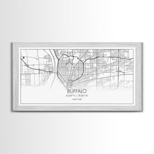 Carregar imagem no visualizador da galeria, Buffalo Street Map, New York Map, Map Print, Modern Art, Wall Art, Canvas Art, Gift For Newlyweds, Gift For Parents, Apartment Décor
