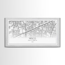 Load image into Gallery viewer, Frisco City Map, Texas Map, Map Art, Minimalist Art, Wall Art, Canvas Art, Black And White Art, College Student Gift, Man Cave Décor, Prints