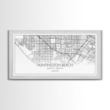 Cargar imagen en el visor de la galería, Huntington Beach City Map, California Map, Map Art, Modern Art, Wall Art, Canvas Art, Coastal Wall Art, Ocean Wall Art, Travel Gifts For Men