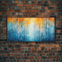 Carregar imagem no visualizador da galeria, Abstract Wall Art, Forest Wall Decor, Forest Painting, Wall Art, Canvas Print, Wall Hanging, Landscape Art, Farmhouse Wall Decor, Cozy Gift