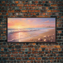 Load image into Gallery viewer, Beach Wall Art Print, Coastal Prints, Beach Prints, California Prints, Ocean Beach, Palm Print, Tropical Vibes, Surfing Poster Wall Art