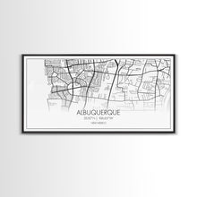 Carregar imagem no visualizador da galeria, Albuquerque Street Map, New Mexico Map, Map Print, Modern Art, Wall Art, Canvas Print, City Maps, Office Gift, Prints, Above Bed Décor