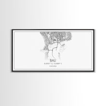 Carregar imagem no visualizador da galeria, Bali Street Map, Indonesia Map, Map Print, Modern Art, Wall Art, Canvas Print, Asian Wall Art, Over Bed Wall Art, Gift For Friend, Prints