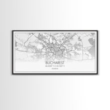 Cargar imagen en el visor de la galería, Bucharest Street Map, Romania Map, Map Print, Modern Art, Wall Art, Canvas Art, Trendy Room Décor, Thank You Gift, Wall Décor Bedroom