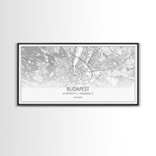 Carregar imagem no visualizador da galeria, Budapest Street Map, Hungary Map, Map Print, Modern Art, Wall Art, Canvas Art, Moving Gifts, Gift For New Home, Guest Room Decor, Prints