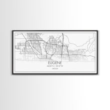 Carregar imagem no visualizador da galeria, Eugene Street Map, Oregon Map, Map Art, Minimalist Art, Wall Art, Canvas Art, Newlywed Gift, Bar Wall Décor, Rustic Home Décor, Couples Gift