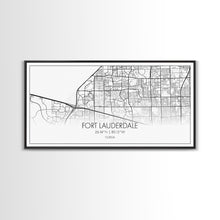 Load image into Gallery viewer, Fort Lauderdale Map, Florida Map, Map Art, Minimalist Art, Wall Art, Canvas Art, Gift For Newlyweds, Boys Room, Billiard Room Décor, Prints