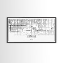 Load image into Gallery viewer, Glendale City Map, Arizona Map, Map Art, Minimalist Art, Wall Art, Canvas Art, Cabin Wall Décor, Entryway Décor, Room Décor, Gifts For Her