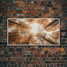 Carregar imagem no visualizador da galeria, Forest Art, Trees Wall Art, Fall Art Print, Panoramic Art, Wall Art, Canvas Art, Landscape Art, Wall Art Prints, Entryway Prints, RV Decor