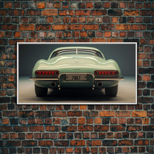 Carregar imagem no visualizador da galeria, Automotive Art, Classic Car Wall Art, Car Print, Panoramic Art, Wall Art, Canvas Art, Landscape Art, Landscape Print, Car Lover Gift, Office