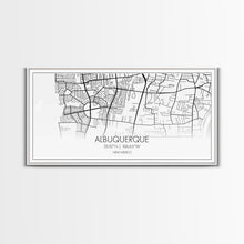 Carregar imagem no visualizador da galeria, Albuquerque Street Map, New Mexico Map, Map Print, Modern Art, Wall Art, Canvas Print, City Maps, Office Gift, Prints, Above Bed Décor