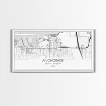 Load image into Gallery viewer, Anchorage Street Map, Alaska Map, Map Print, Modern Art, Wall Art, Canvas Print, Bedroom Décor, City Map Wall Art, Minimalist Décor, Prints