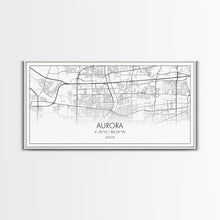 Carregar imagem no visualizador da galeria, Aurora Street Map, Illinois Map, Map Print, Modern Art, Wall Art, Canvas Print, Room Décor For Teens, Cool Wall Art, Fun Gift, Classroom Art