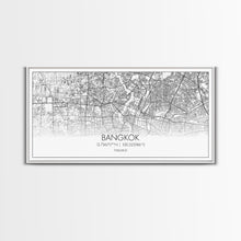 Load image into Gallery viewer, Bangkok Street Map, Thailand Map, Map Print, Modern Art, Wall Art, Canvas Print, Asian Art Print, Gift For Boss, Trendy Wall Art, Home Décor